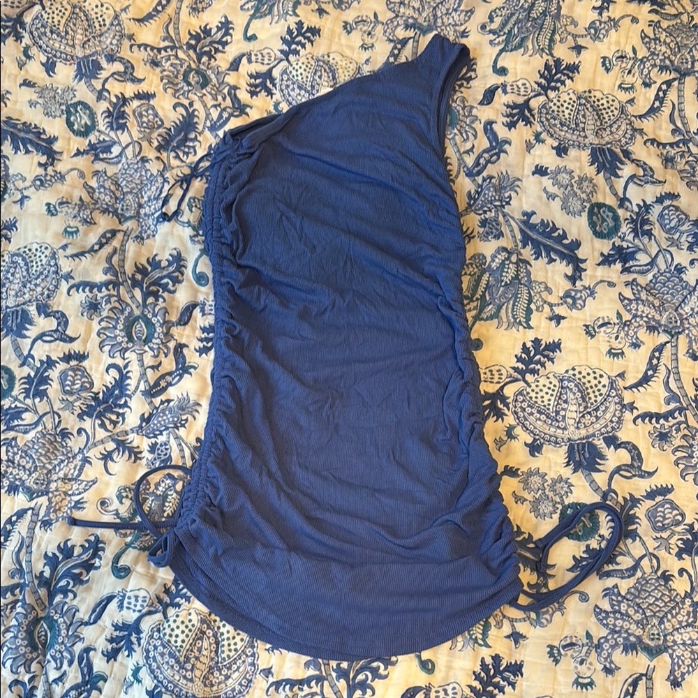 BB Dakota Blue Textured Dress